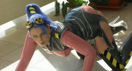 Rubber Tits are pleased to offer you xxx pictures featuring juvenile lady in female domination